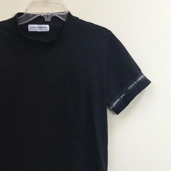 Dolce & Gabbana D&G Logo Vintage 90s Top T-Shirt Stretch Long Tunic Short Sleeve - Picture 14 of 15